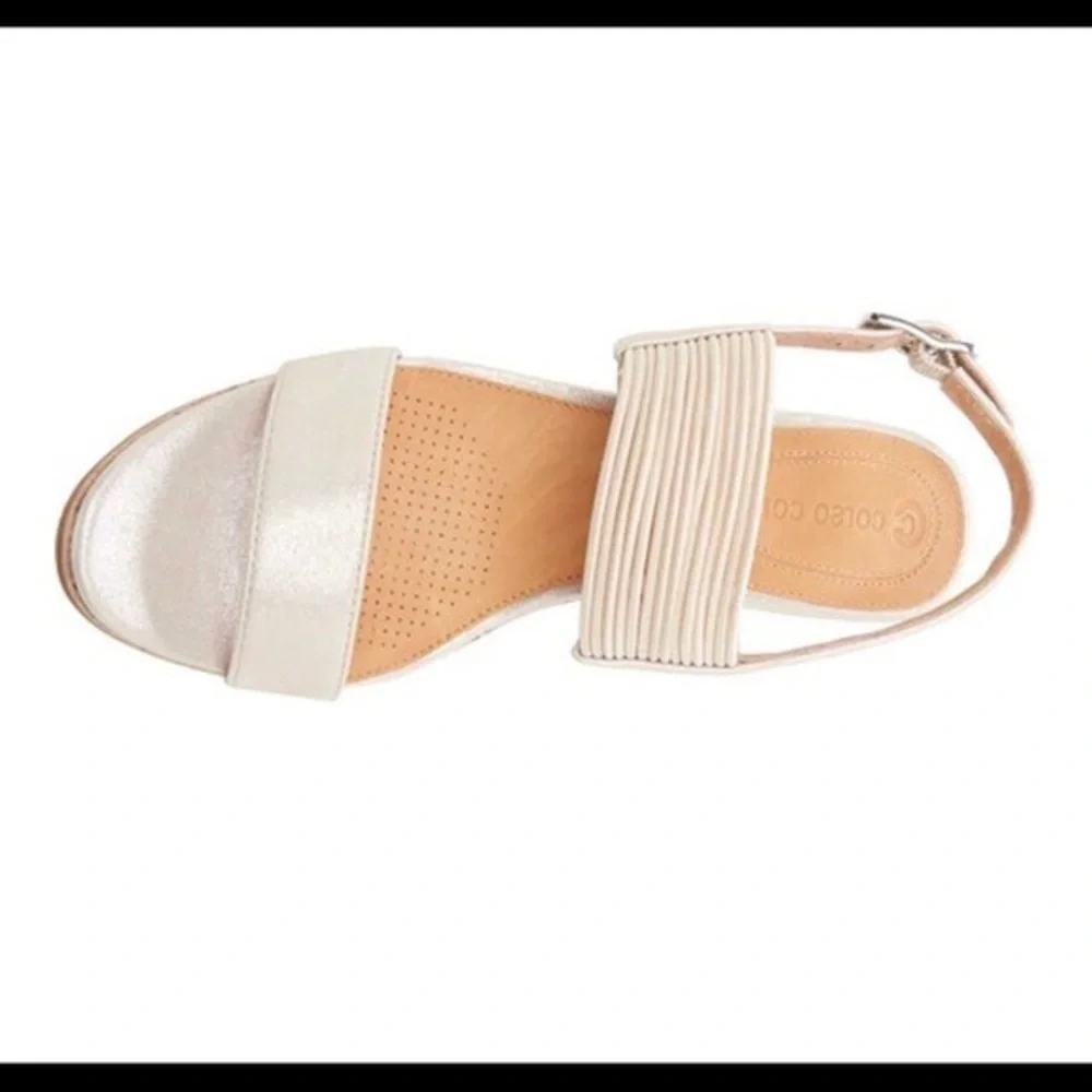 New Corso Como platform wedges size 7.5